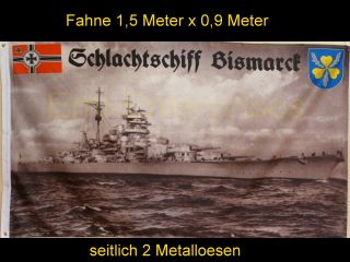 Militaria Schlachtschiff Bismarck Marine Schiff Deutschland # 372