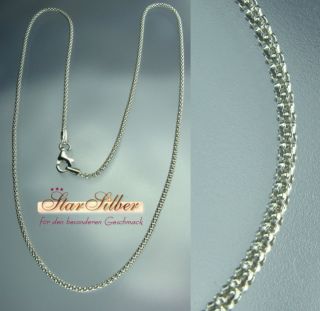 925 Sterling Silber rhodiniert Himbeerkette Kette in 50 cm Länge, 1,6