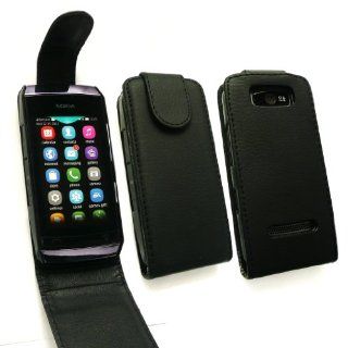 Emartbuy ® Nokia Asha 305/306 Premium Pu Leder Flip Case / Cover