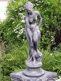 Venus Frauenfigur Frauen Skulptur Garten Stein376 8 NEU
