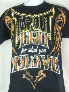 TAPOUT Foundation Authentic MMA T shirt New