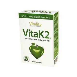 VitaK2   natürliches Vitamin K2, 60 Kapseln Lebensmittel
