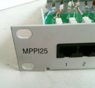 TELEGÄRTNER ISDN Telefon Patch Panel MPPII 25 Port 1U