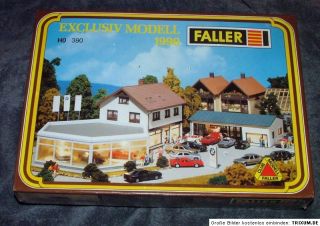 Faller Exclusiv Modell, 1990 HO 390 BMW Autohaus .