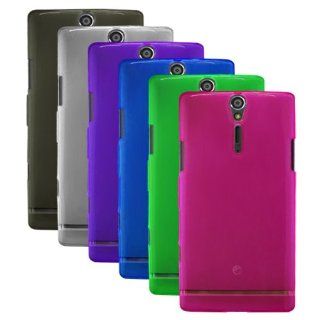 Bündel 6 Farben TPU Silikon Hülle Schutzhülle Tasche Case für Sony