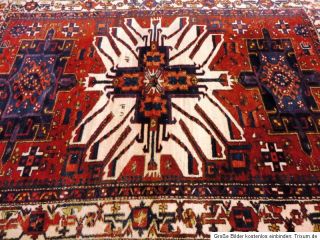 Antiker alter Perser Orientteppich Adler Teppich carpet Tapetto Kazak