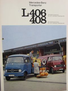 Mercedes Prospekt Transporter L 406 D / L 408 02/1966
