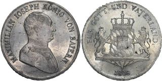 D414 Bayern Taler 1808 Maximilian I. Prachtexemplar