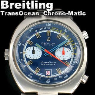 BREITLING Chrono Matic TransOcean Edelstahl Uhr Autom.