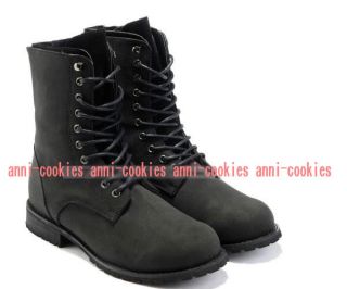 Fashion New Mens bLack Boots Suede Shoes Casual boot size US6.5 10