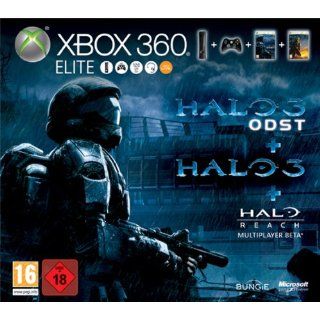Xbox 360   Konsole Elite 120 GB, schwarz inkl. Halo 3 und Halo 3: ODST