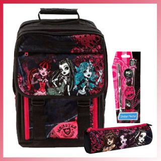 Monster High Rucksack Schulrucksack Schulranzen Tasche Schultasche Set