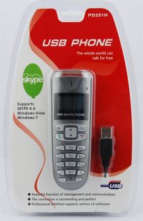 Neu USB LCD Internet Telefon Telefonhörer für Skype VOIP