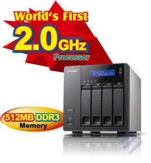 QNAP TS 419P II 4x SATA 2.0GHz USB 3.0 Bundle mit 4x 2000GB WD Red 24