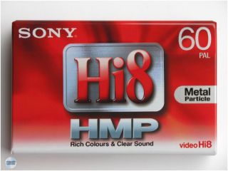 SONY P5 60H Hi8 (Digital 8) Camcorder Video Kassette NEU SEALED (EU