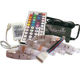 Meter Set: RGB LED Strip Streifen Leiste (1m, 30 LED/m, IP65) mit