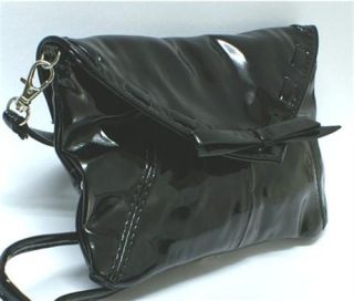 T427 Neu Luxus Abend Lack Leder Tasche schwarz Handtasche Damen Mode