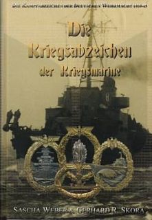 Weber Die Kriegsabzeichen der Kriegsmarine, Marine NEU