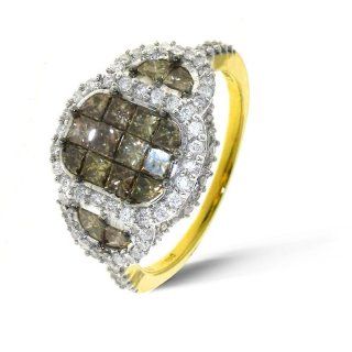 18 Karat (750) Weißgold Fancy Damen   Diamant Ring Brillant Schliff 2