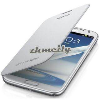 Samsung Flip Cover Case Titanium für Galaxy Note II 2 N7100 Weiss