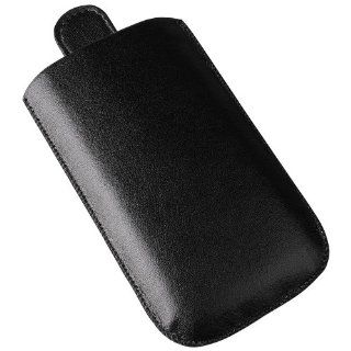 Etui Tasche Etuitasche schwarz mit Ausziehhilfe und gepolsterter