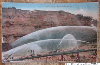HYDRAULIC MINING Idaho USA Wasserwerfer Tagebau ungelaufen AK 446