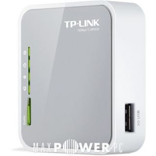 TP Link TL MR3020 Portable 3G 3 75G Wireless N Router WLAN weiss grau