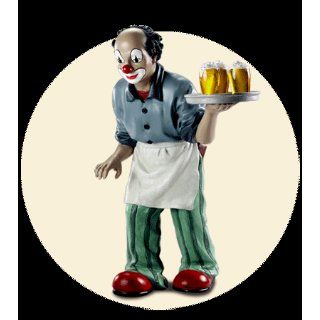 Gilde Clown  Oberkellner   Höhe  15 cm Küche & Haushalt