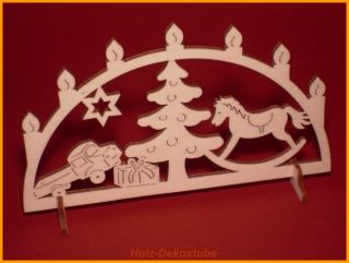Schwibbogen Weihnachtsstube Holz Dekoration NEU