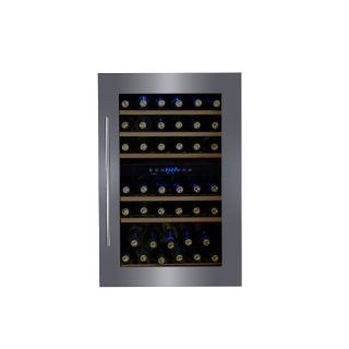 DUNAVOX DX 41.130BSK Weinkühlschrank, Einbaugerät, 2 Kühlzonen, bis
