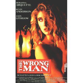 The Wrong Man [VHS]: Rosanna Arquette, Kevin Anderson, John Lithgow
