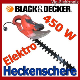 BLACK DECKER GT 450 HECKENSCHERE 450 WATT Strauchschere GT450 ELEKTRO