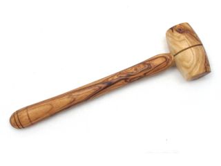 Hammer Holzhammer Fleischhammer aus Olivenholz Holz klein