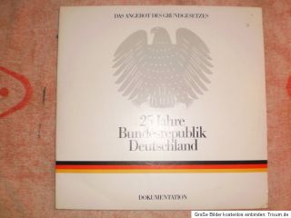 Vinyl LP   25 Jahre Bundesrepublik Deutschland Grundgesetz   87754 XW