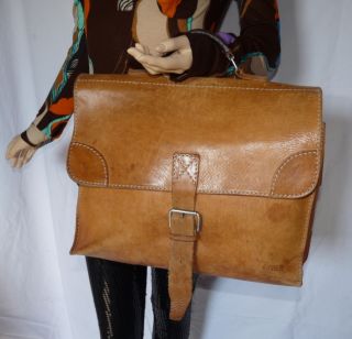 BREE Vintage Leder Tasche Messenger Leather BAG Aktentasche