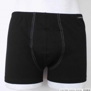 2x Schiesser Shorts essential schwarz Größe wählbar