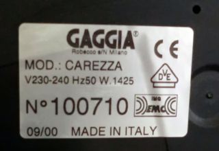 Gaggia Carezza Siebträger Espressomaschine wie Gaggia Classic / Baby