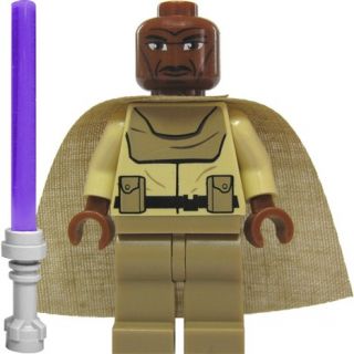 LEGO Star Wars Custom Figur Jedi Mace Windu mit Umhang und