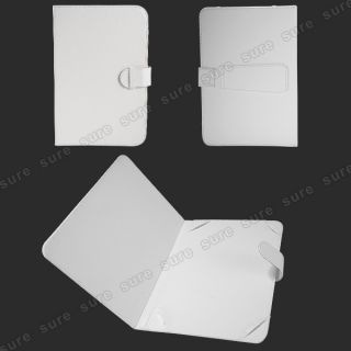 Weiß Tasche Case Hülle f. 10.1 Zoll Archos 101 Tablet PC or 10