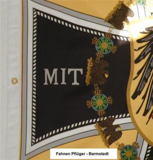 PREUSSEN DEUTSCHER KAISER Banner Fahne Flagge 110 x 110