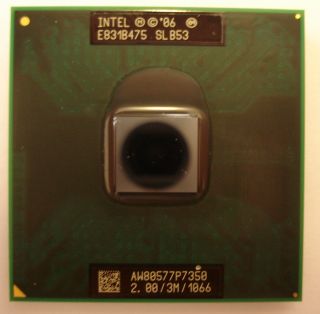 P7350 SLB53 CPU 2,00 GHz 3 MB L2 Cache 1066 MHz FSB 478 Sockel