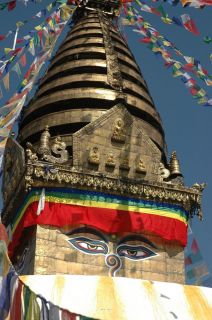 Tibetanische GEBETSFAHNEN,5,80 Meter,Buddhismus,Tibet,