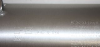 Auspuff Kawasaki ZX 10 R Schalldämpfer Endtopf KHI K 478 NEUWERTIG