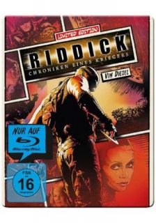 Riddick   Limited Comic Steelbook Edition   BLU RAY NEU OVP