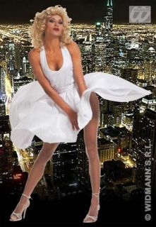 Kostüm Marilyn Fasching Hollywood Monroe Kostüm Kleid weiß