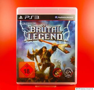 Brütal Legend   uncut   wie neu   dt. Version   PS3 Spiel