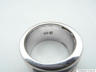 Schwerer Viventy   Designer Silber Ring,925 + Meister gestempelt,17,3