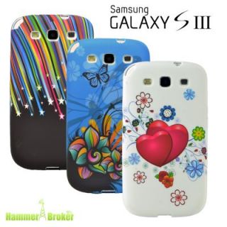 3x SET Samsung Galaxy S3 I9300 Silikon Schutz Handy Tasche Etui Case
