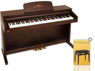 Hemingway E Piano Klavier DP501 DP 501 + Holzbank NEU