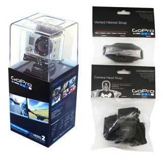 NEU GoPro HD HERO 2 Motorsports Outdoor Helmet 1080p Kamera Silber